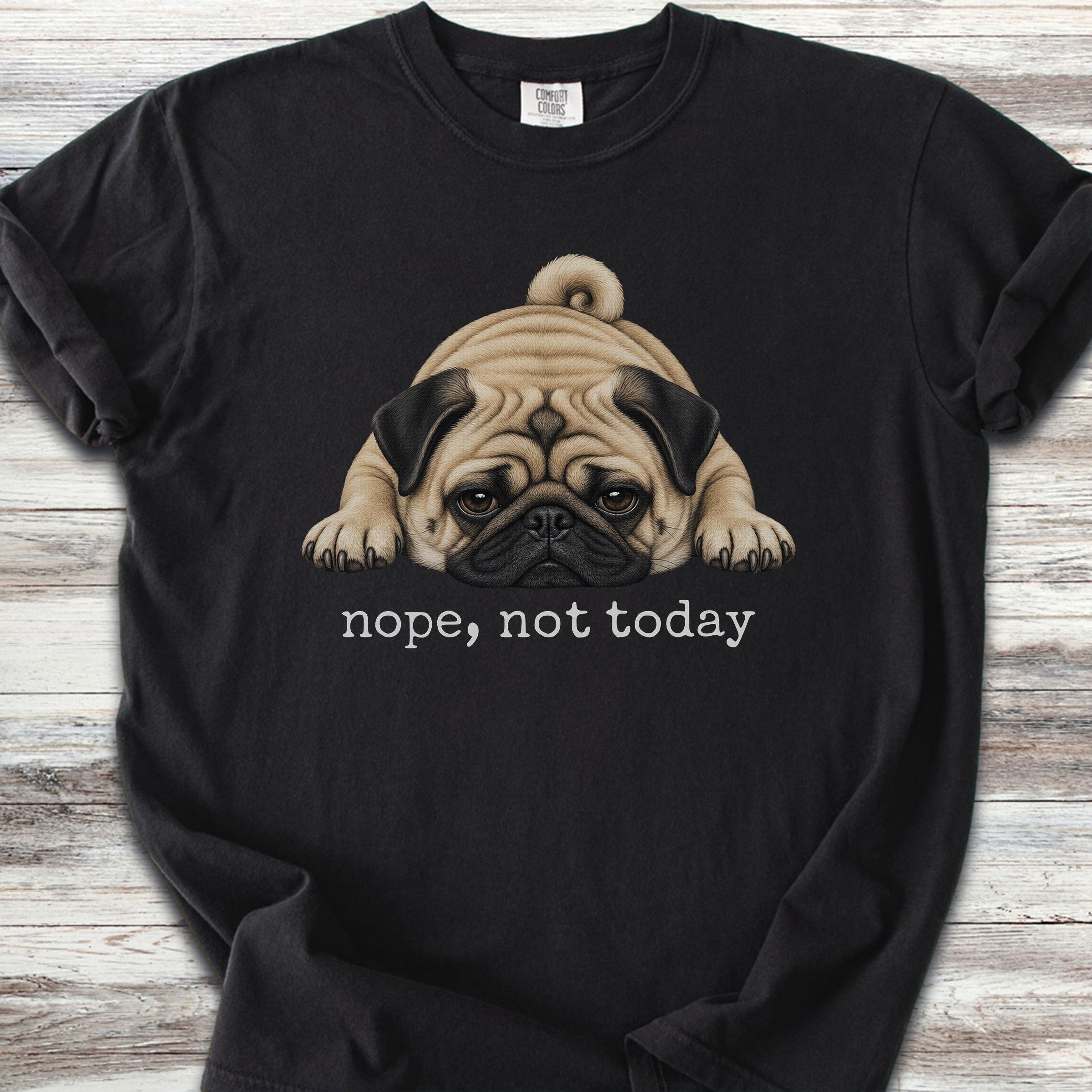 Pug Nope - Black