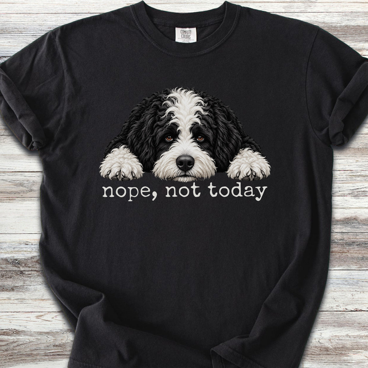 Sheepadoodle Nope - Black