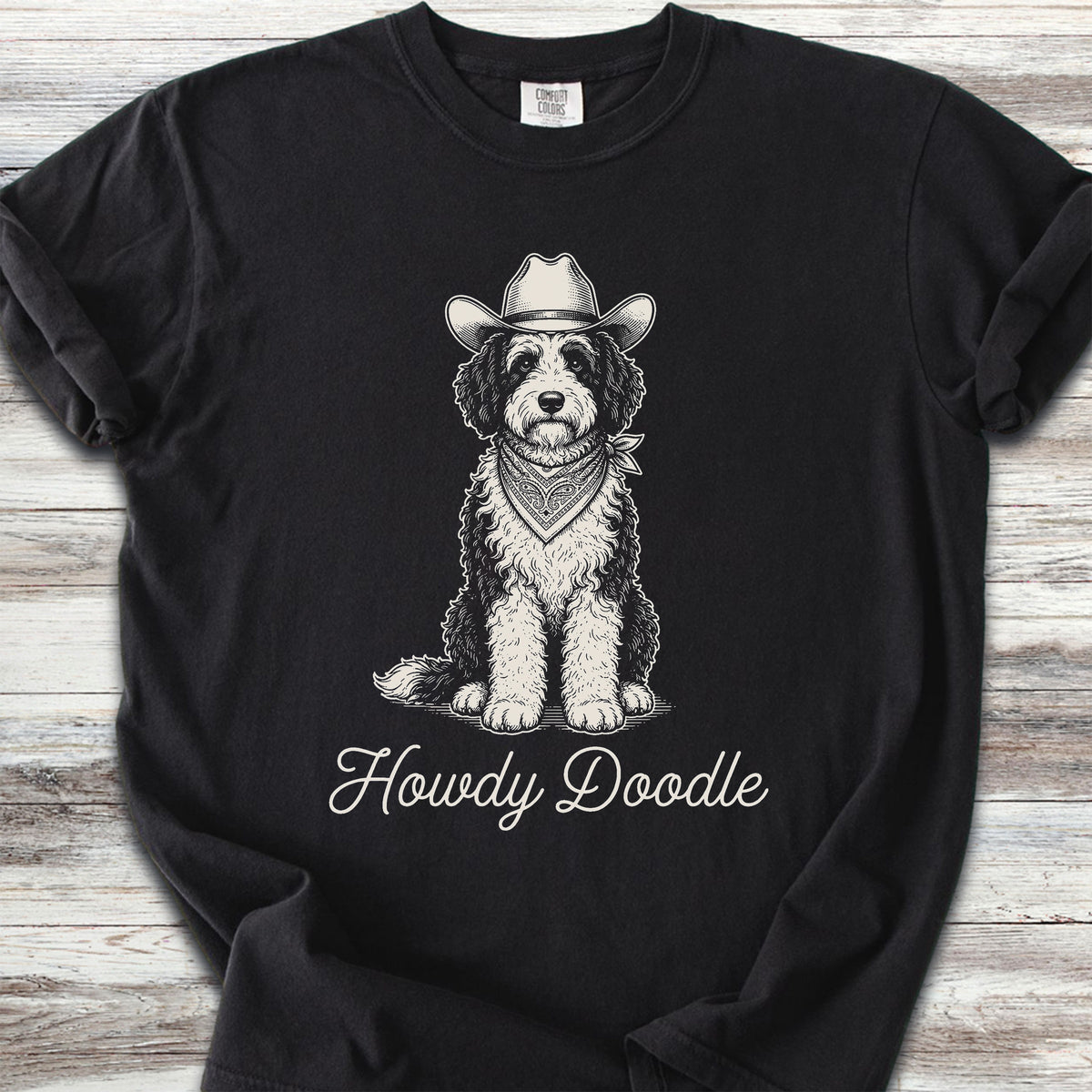 Sheepadoodle Howdy Doodle - Black