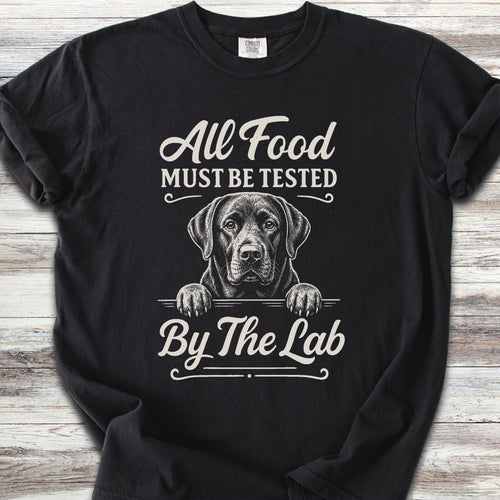Labrador Retriever Food Test - Black