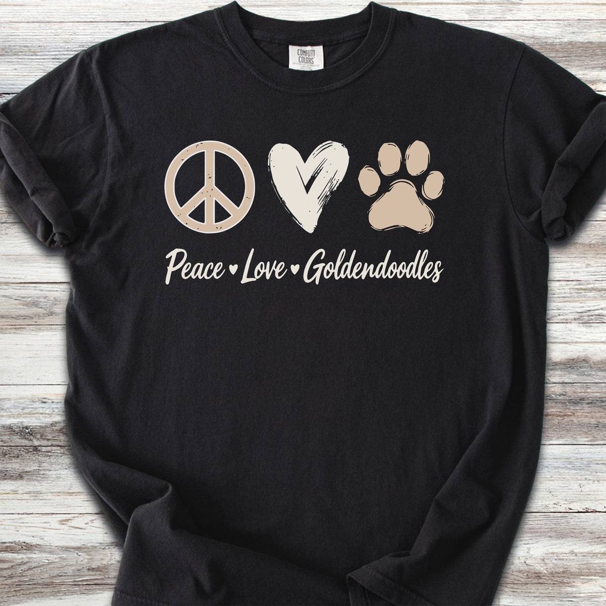 Goldendoodle Peace - Black
