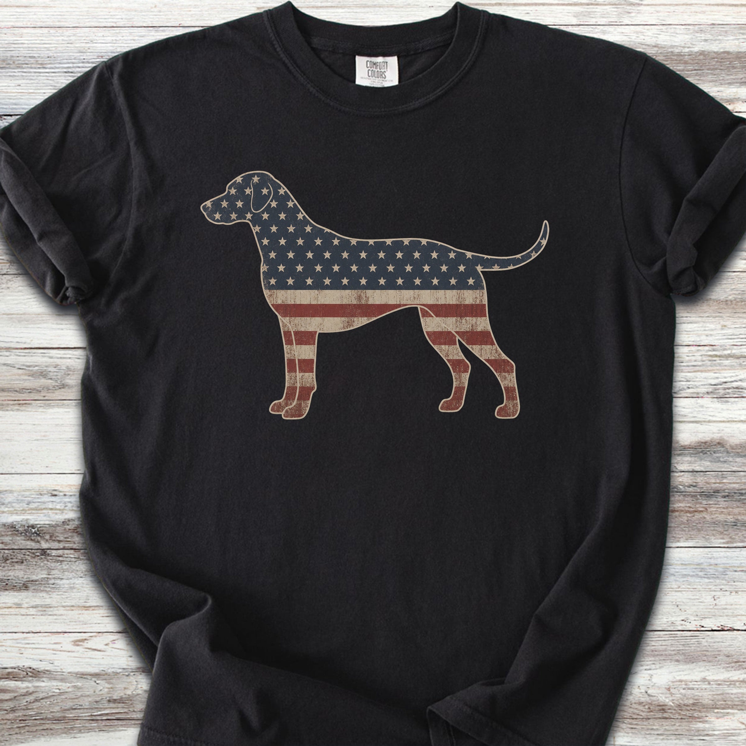 Rhodesian Ridgeback Vintage USA - Black