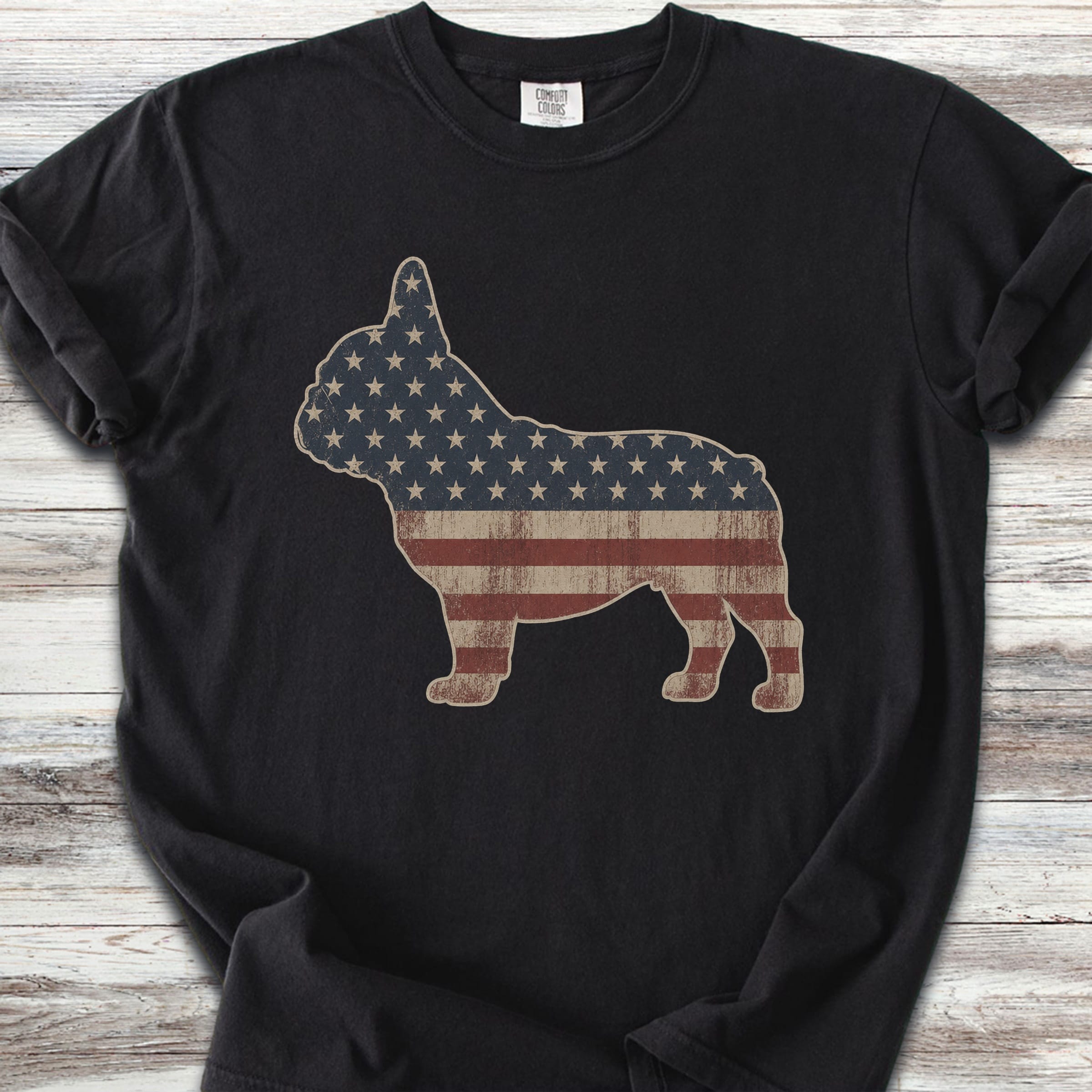 French Bulldog Vintage USA - Black