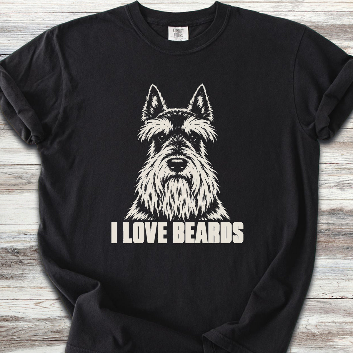 Scottish Terrier I Love Beards - Black