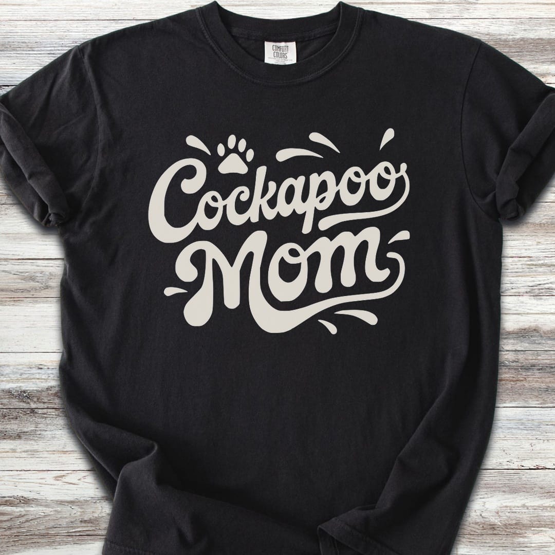 Cockapoo Groovy Mom - Black