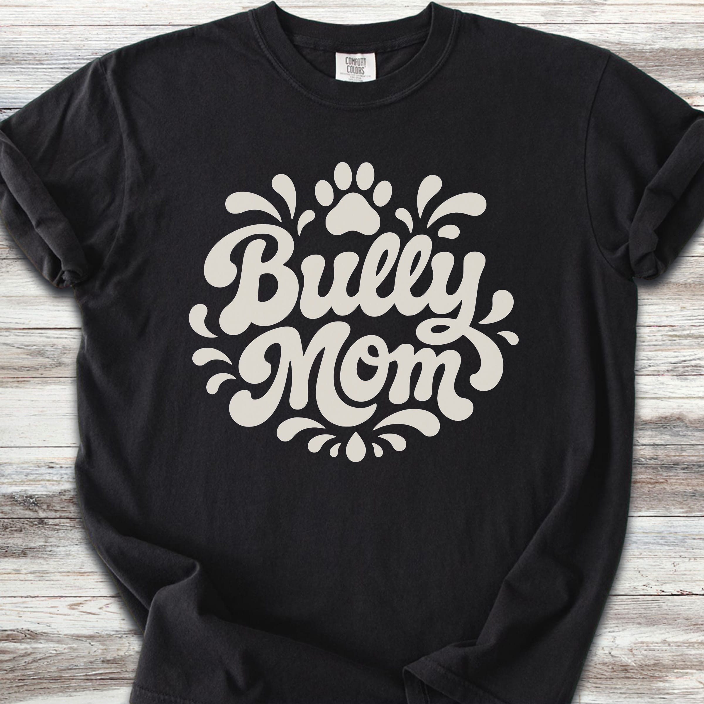 American Bully Groovy Mom - Black