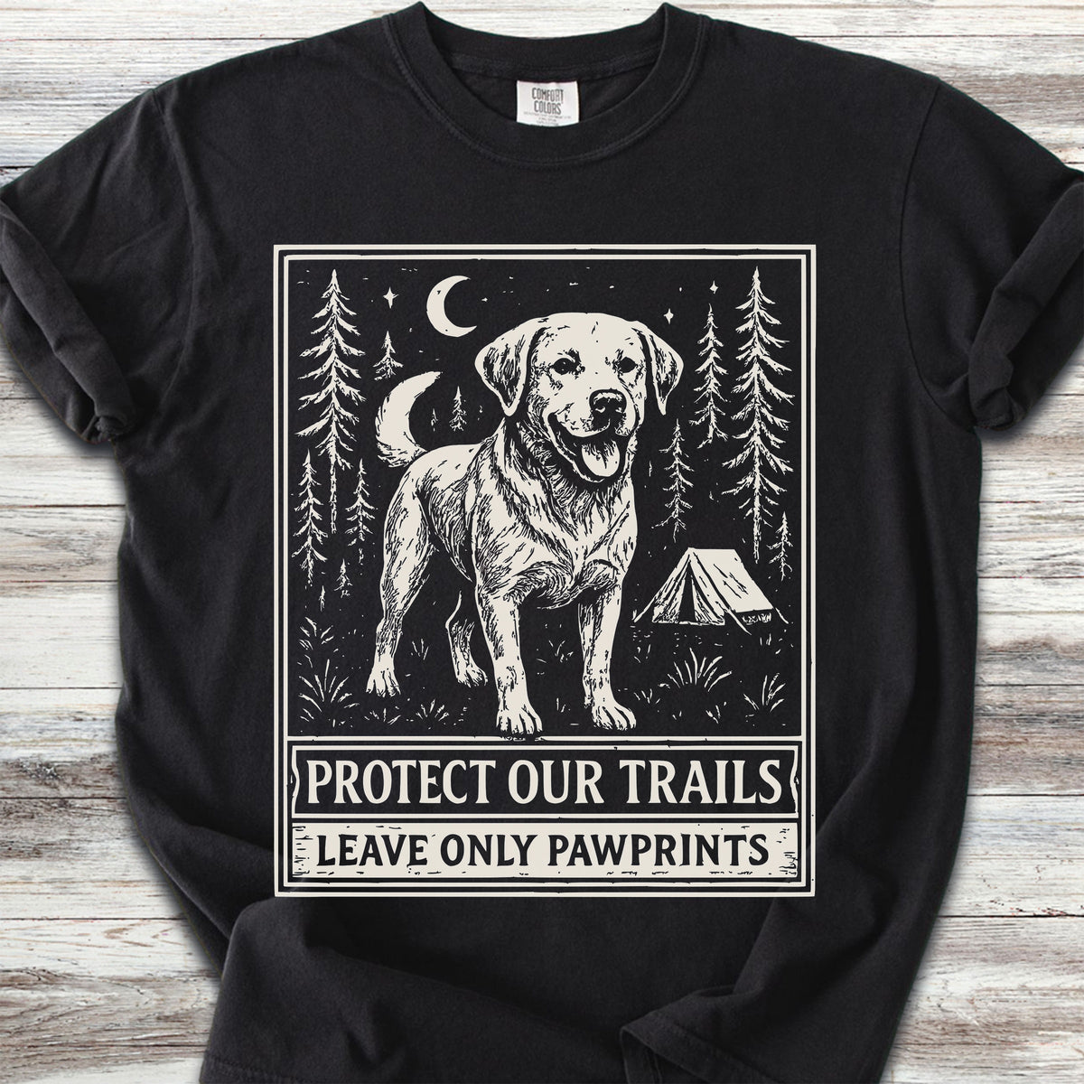 Labrador Retriever Protect Trails - Black