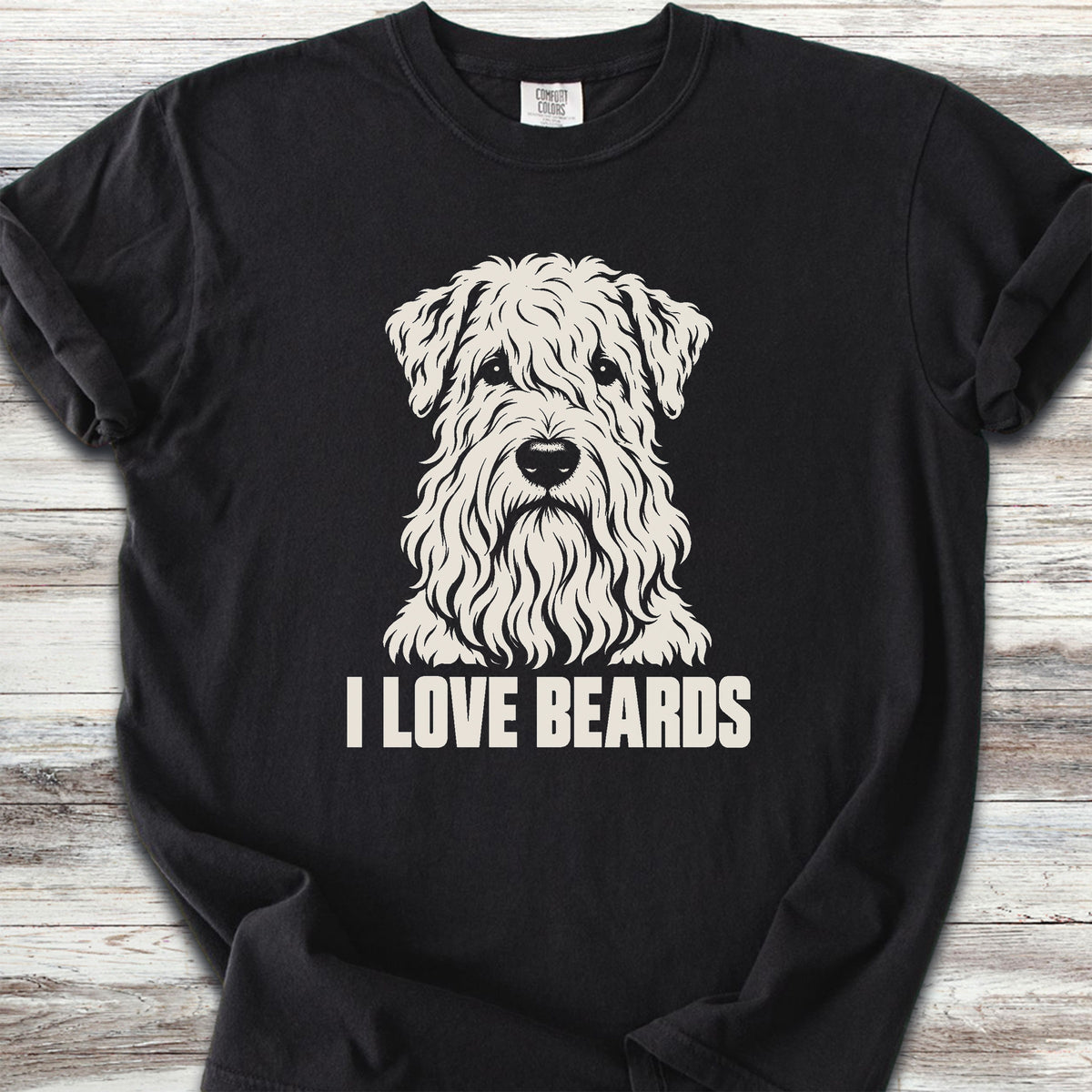 Wheaten I Love Beards - Black