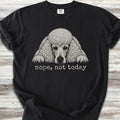 Poodle White Nope - Black