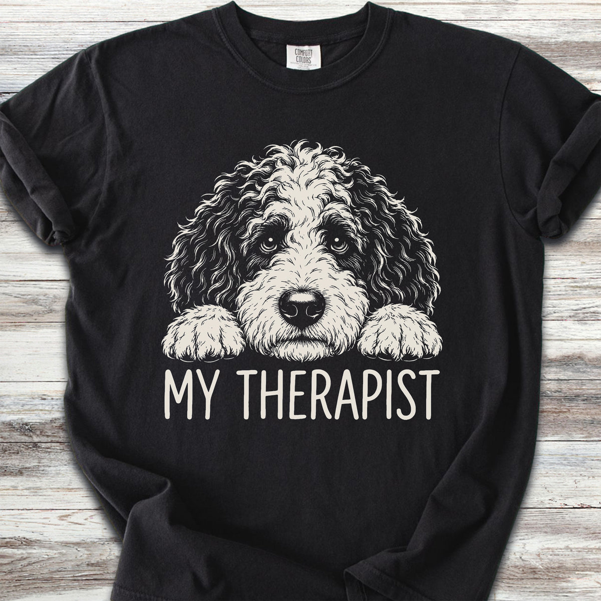 Sheepadoodle Therapist - Black