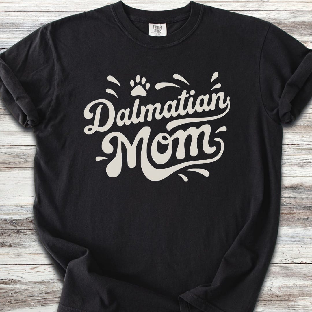 Dalmatian Groovy Mom - Black