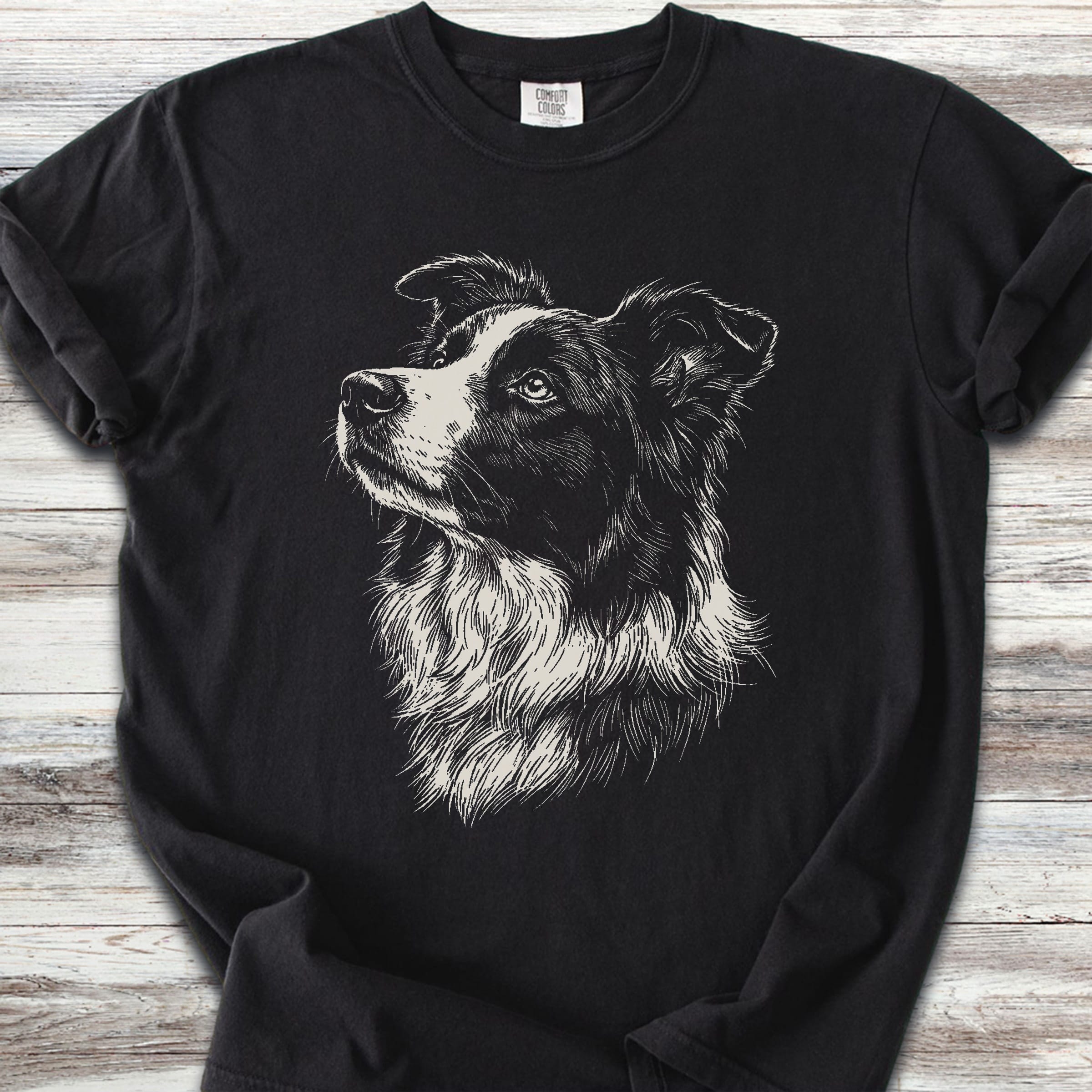 Border Collie Loyalty - Black