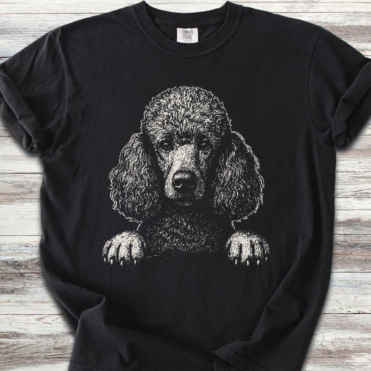Poodle Hello - Black