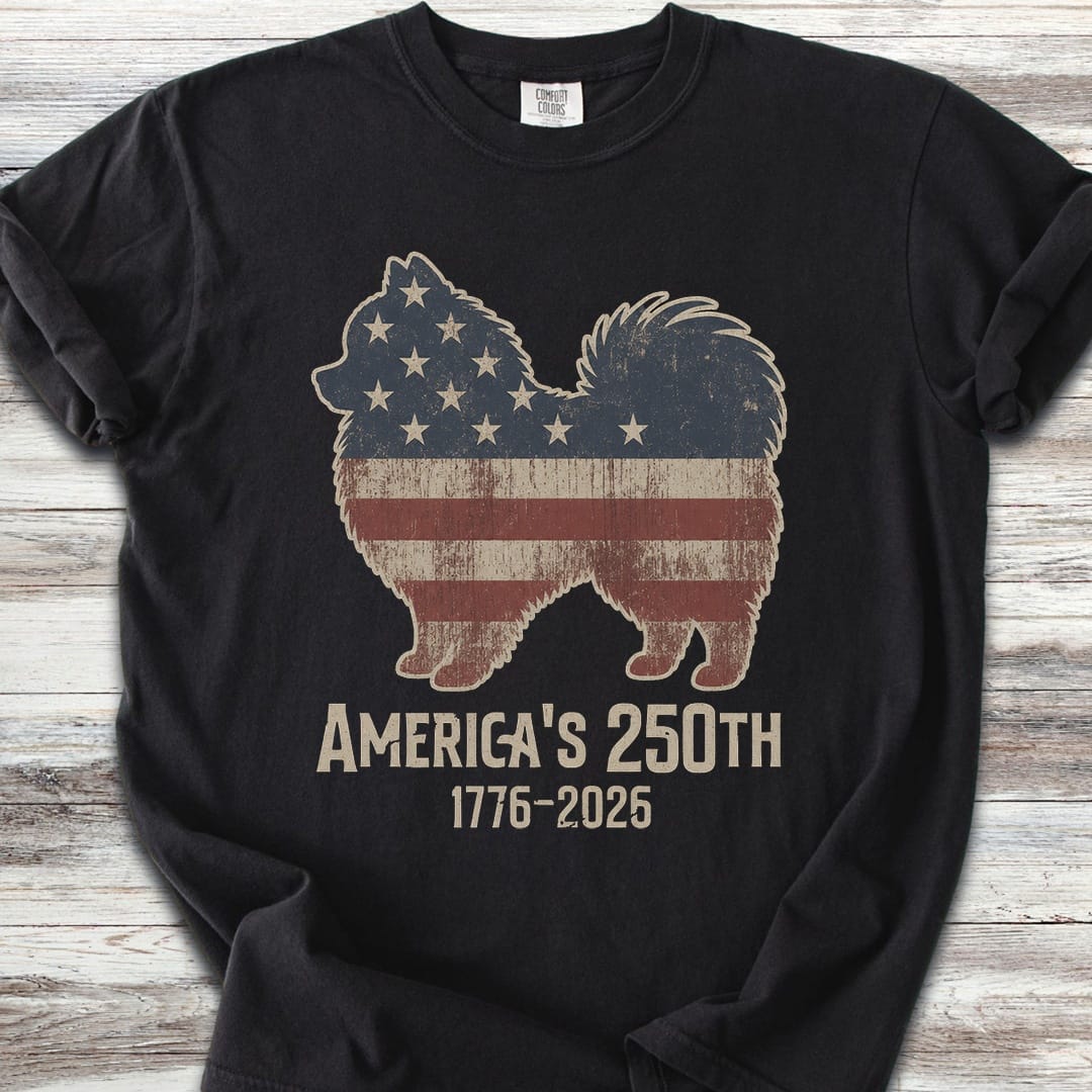 Pomeranian Vintage USA - Black