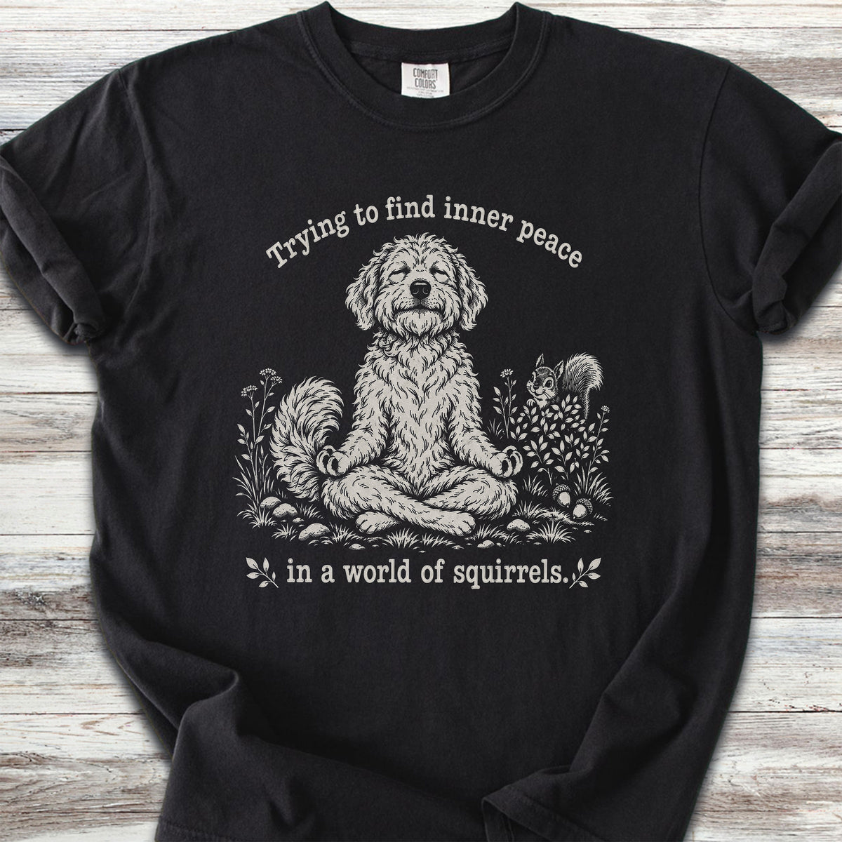 Goldendoodle Inner Peace - Black