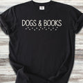 Dogs & Books Paw Prints - Black