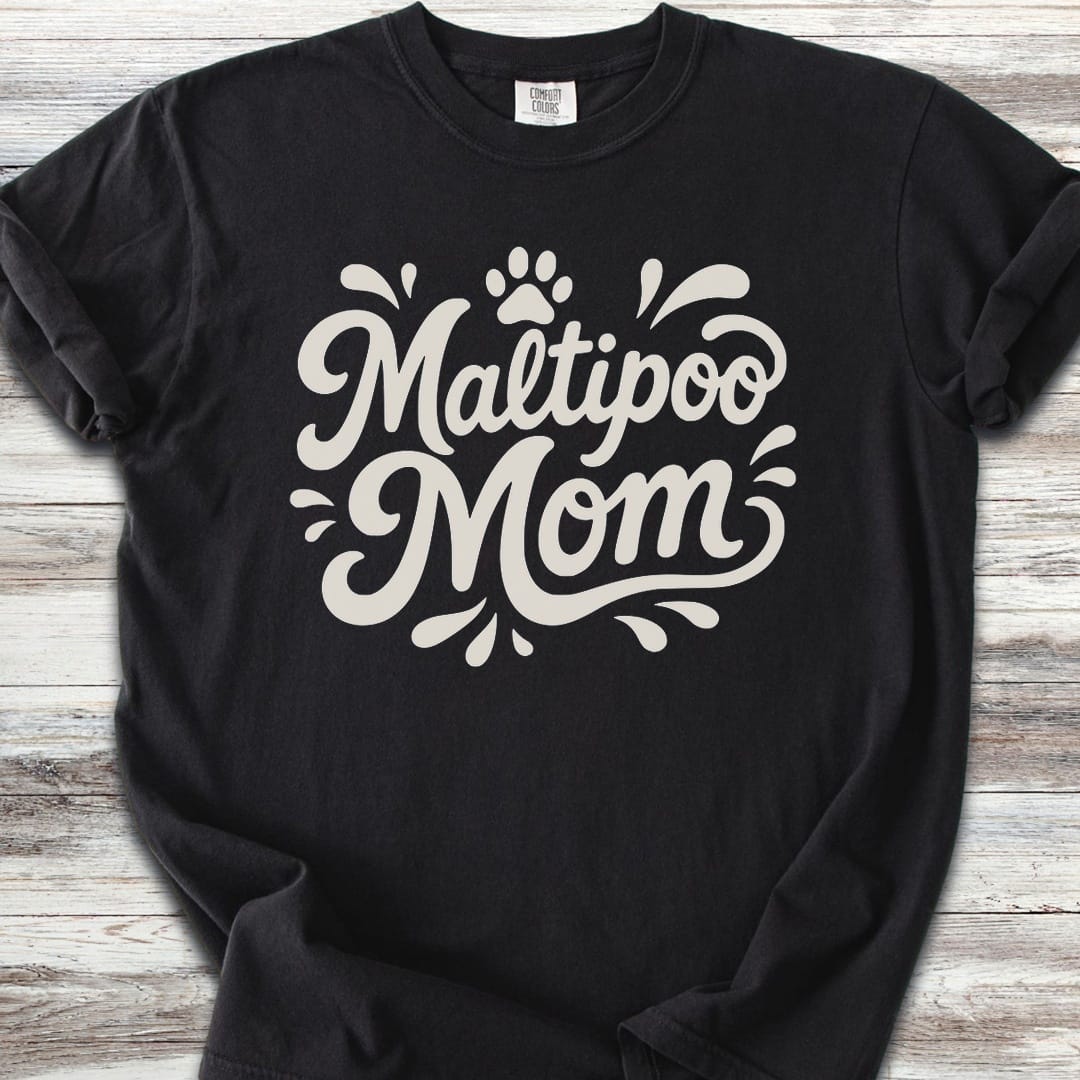 Maltipoo Groovy Mom - Black