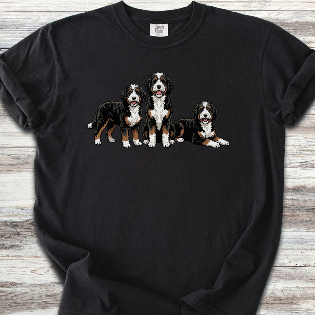 Bernedoodle Trio - Black