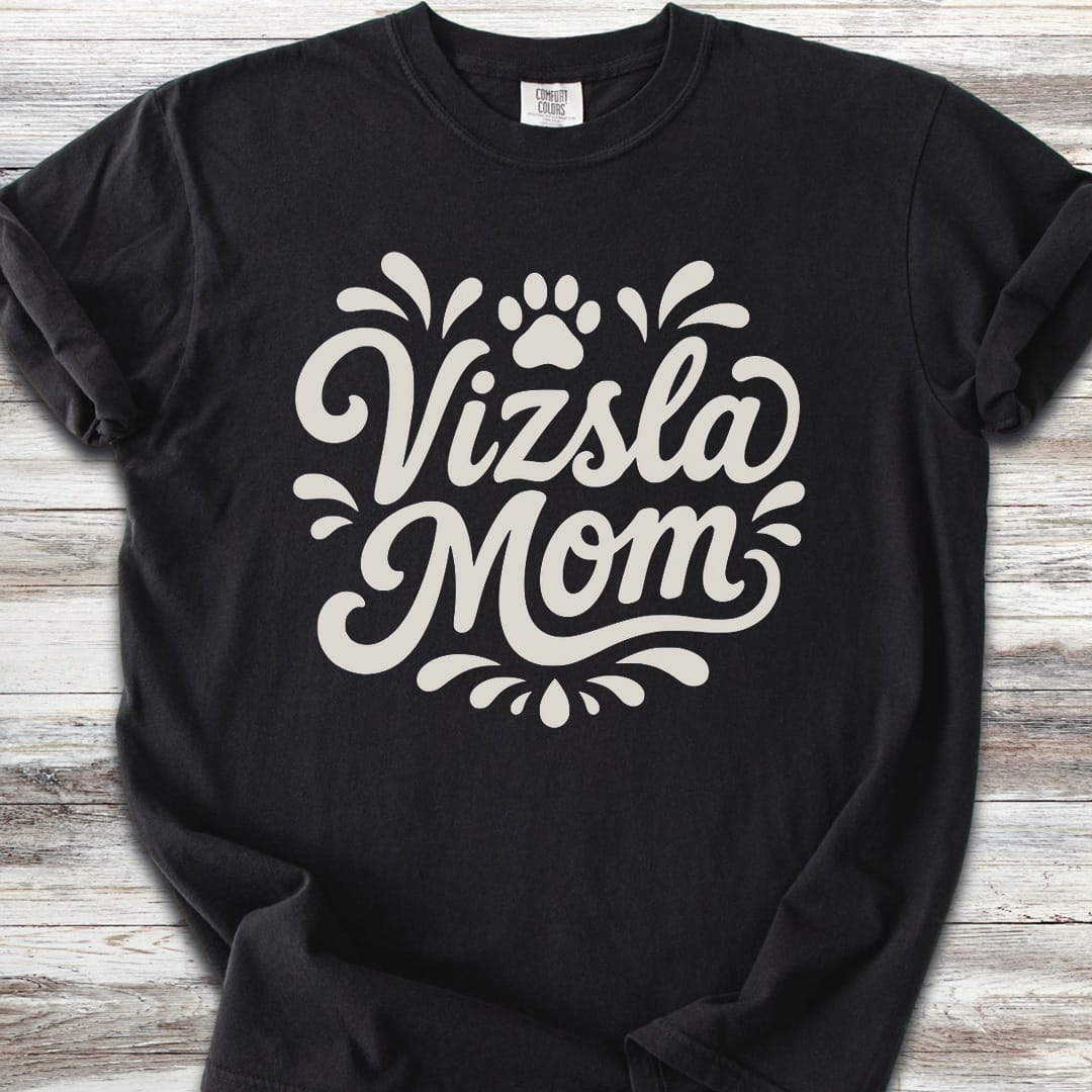 Vizsla Groovy Mom - Black