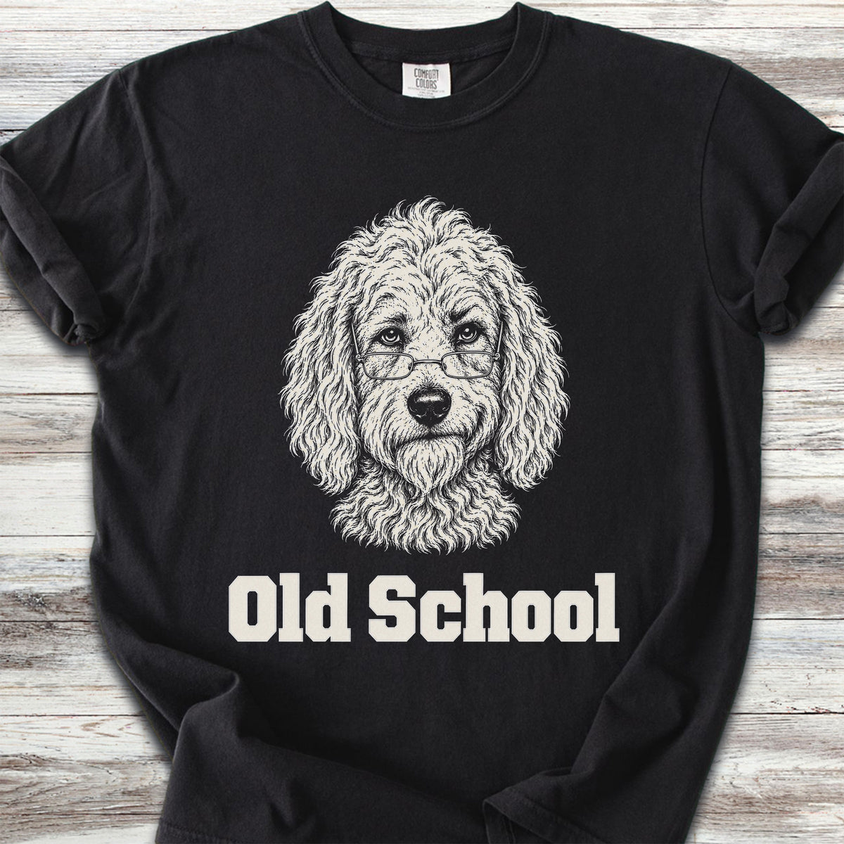 Goldendoodle Old School - Black
