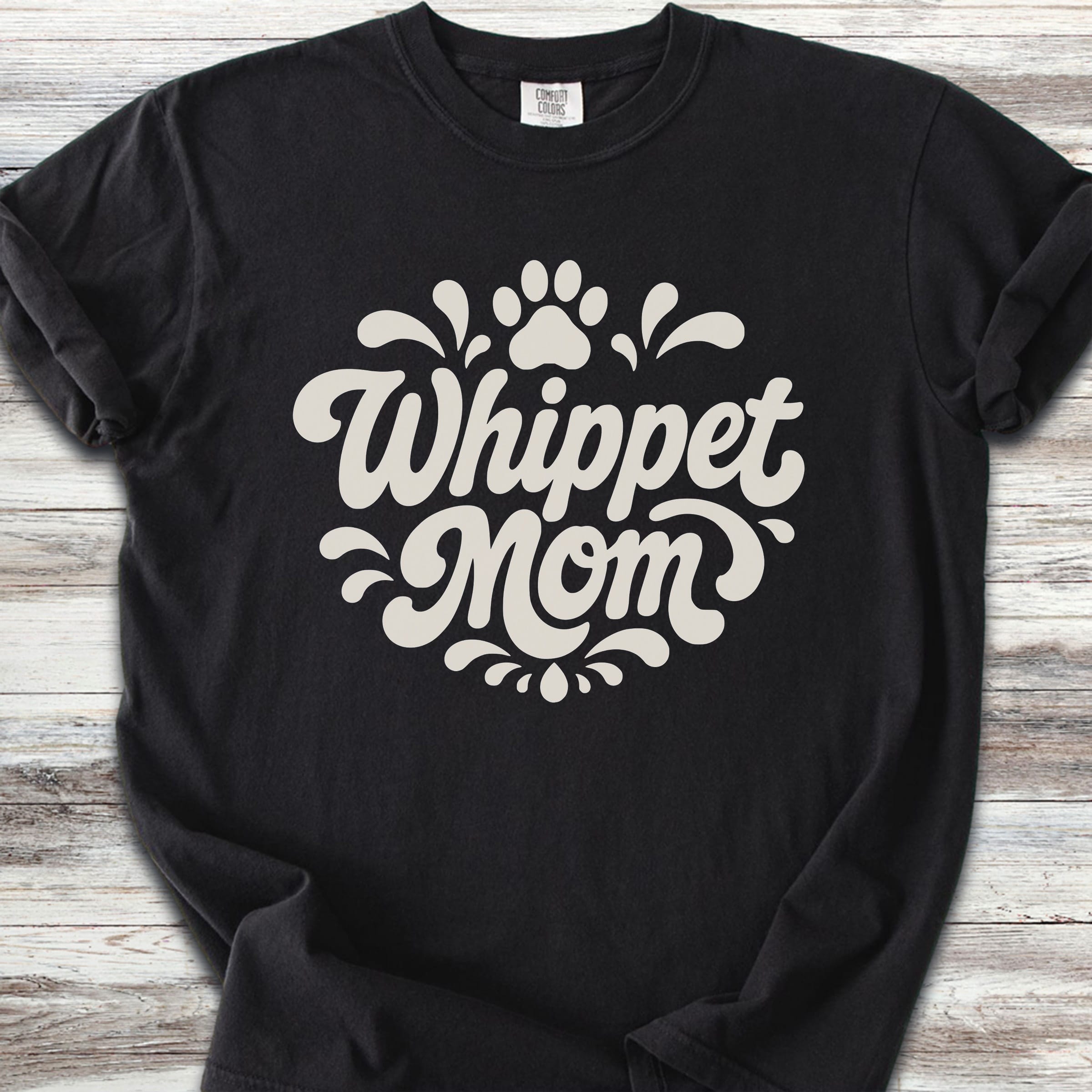 Whippet Groovy Mom - Black