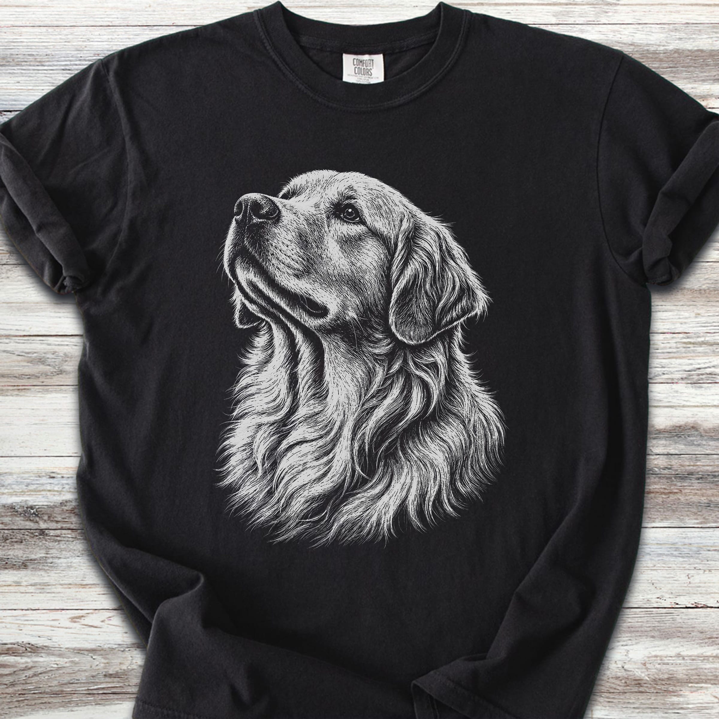 Golden Retriever Loyalty - Black