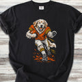 Golden Retriever Football - Black