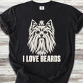 Yorkshire Terrier I Love Beards - Black