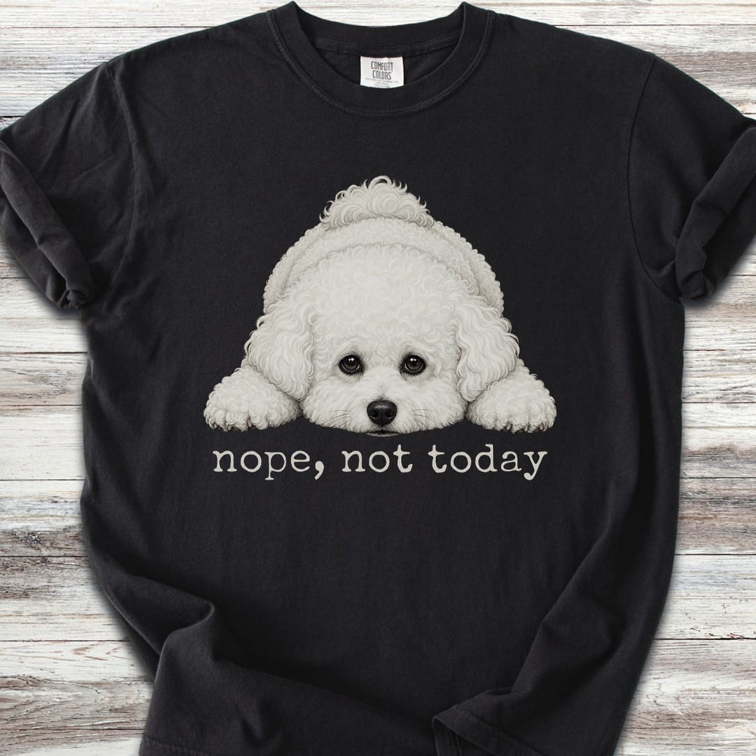 Bichon Frise Nope - Black