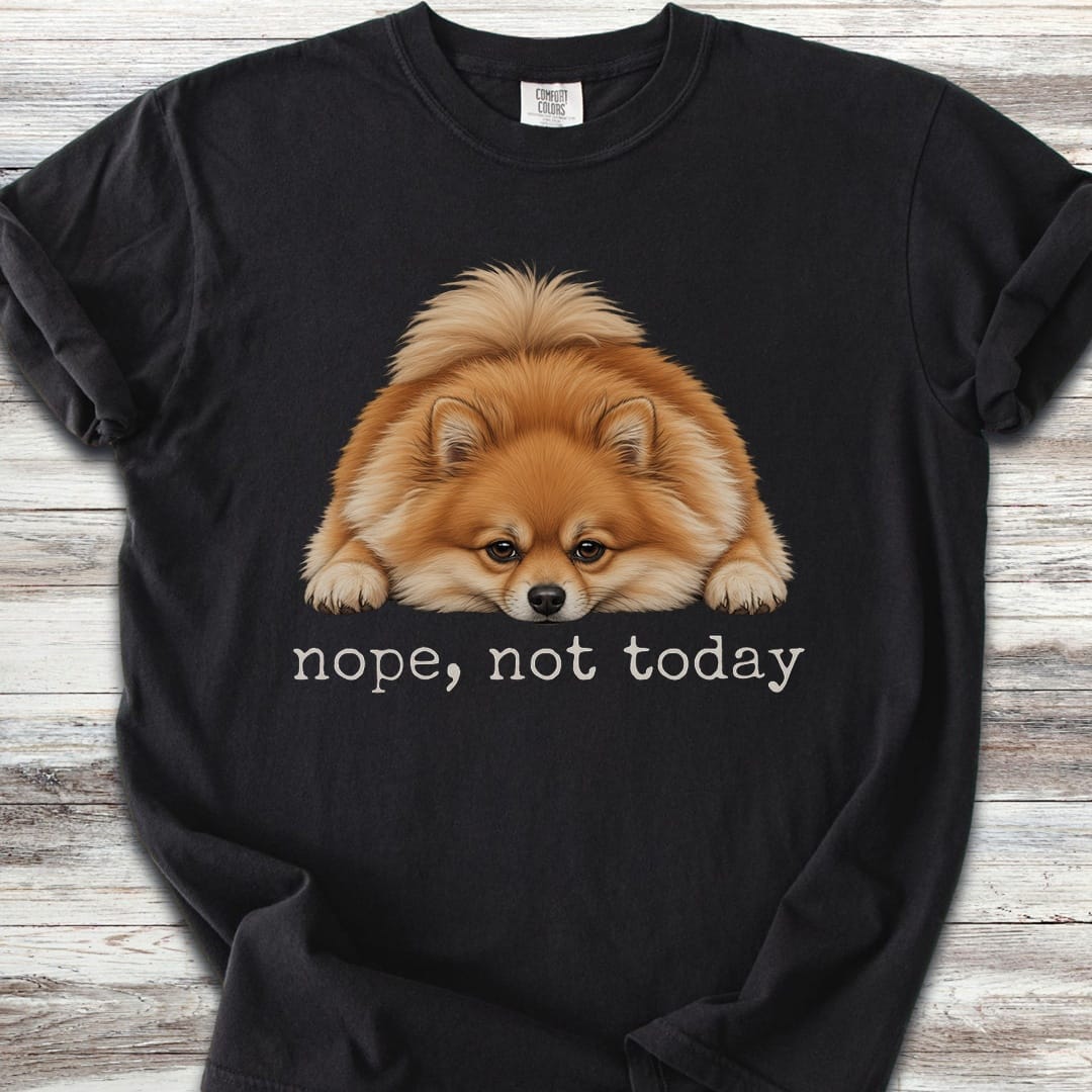 Pomeranian Nope - Black