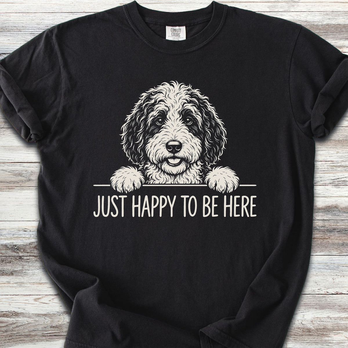 Sheepadoodle Happy - Black
