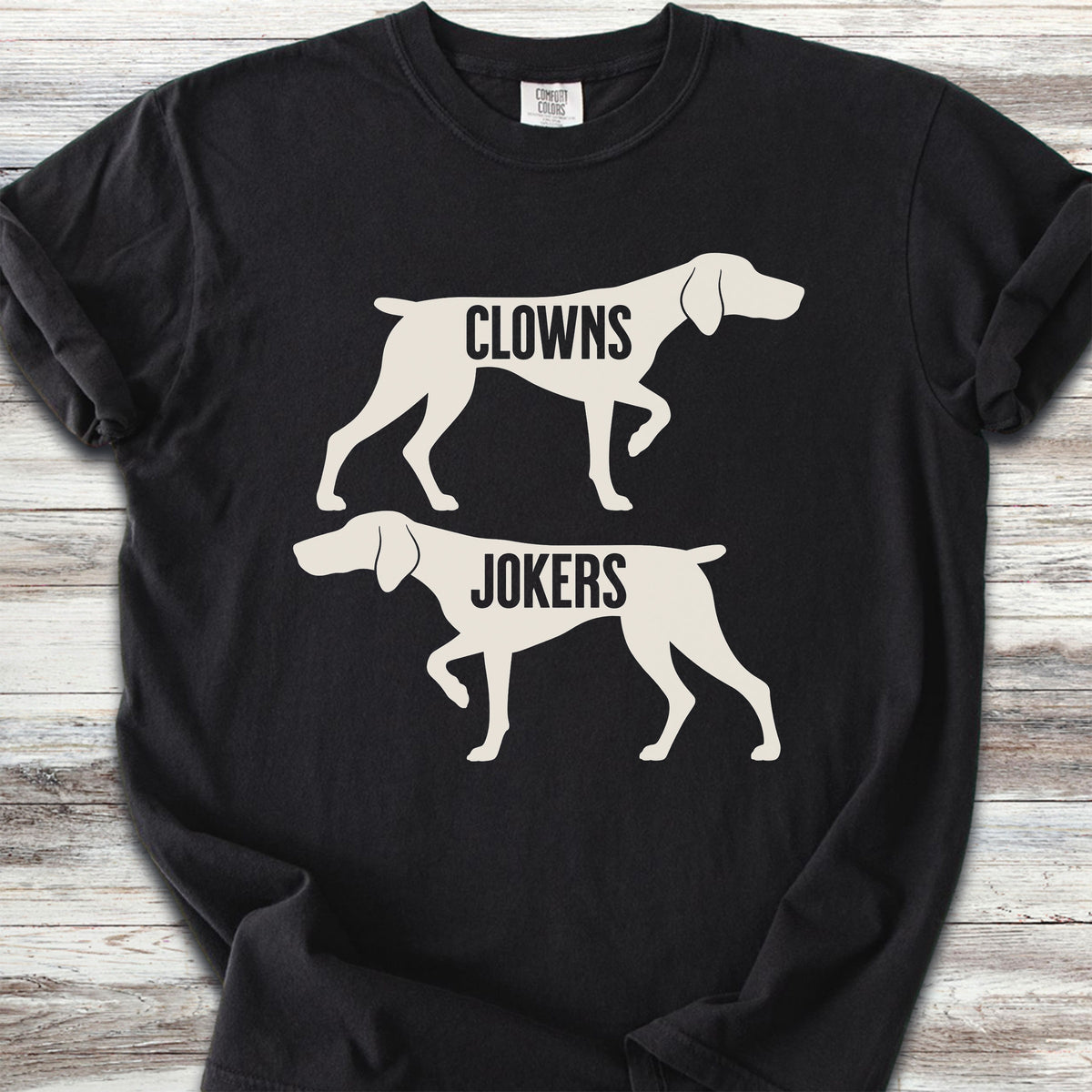 German Shorthaired Pointer Clowns or Jokers - Black