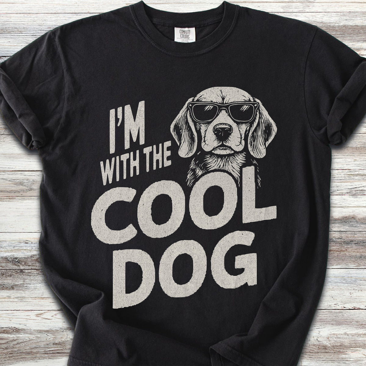 Beagle Cool Dog - Black
