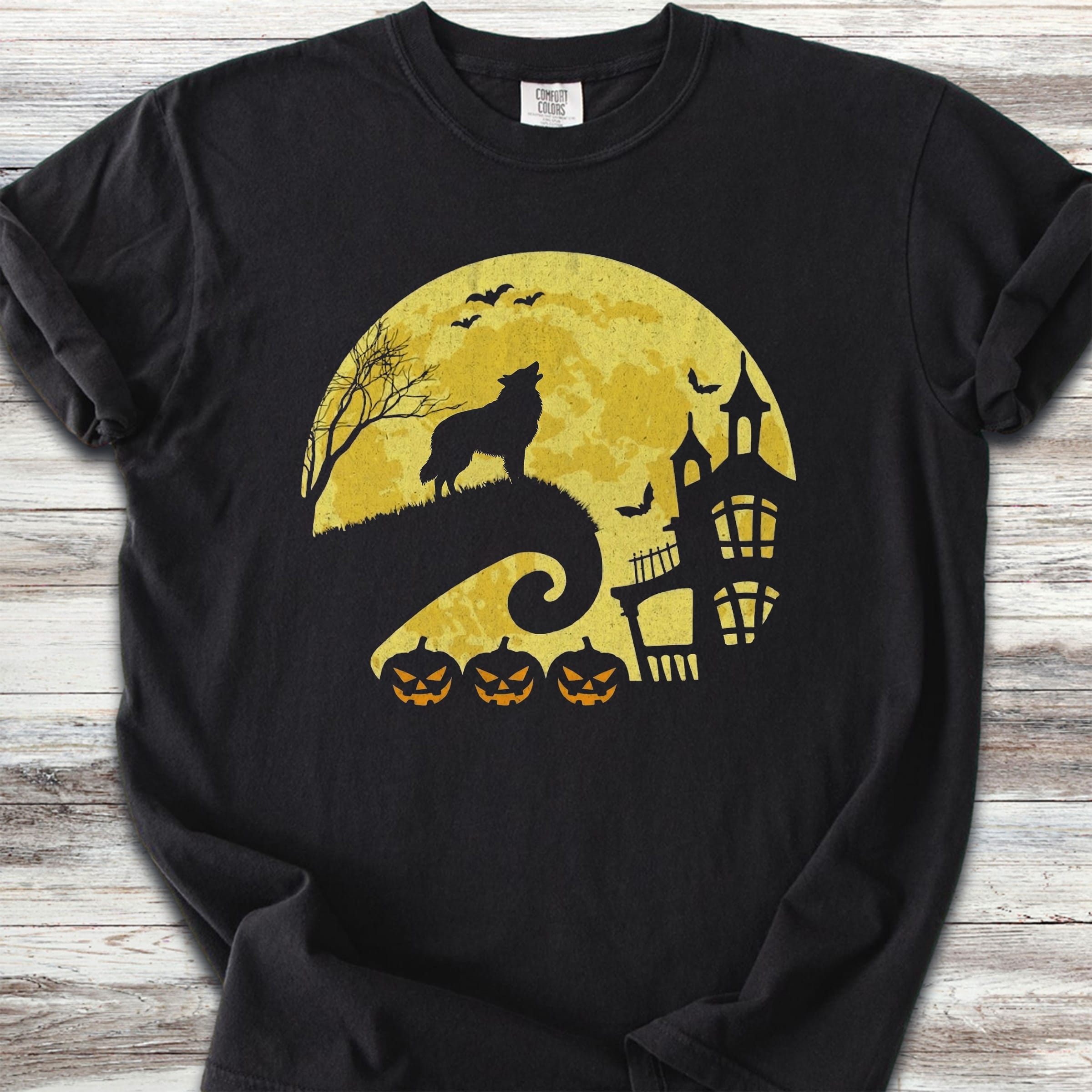 Belgian Tervuren Halloween Moon - Black