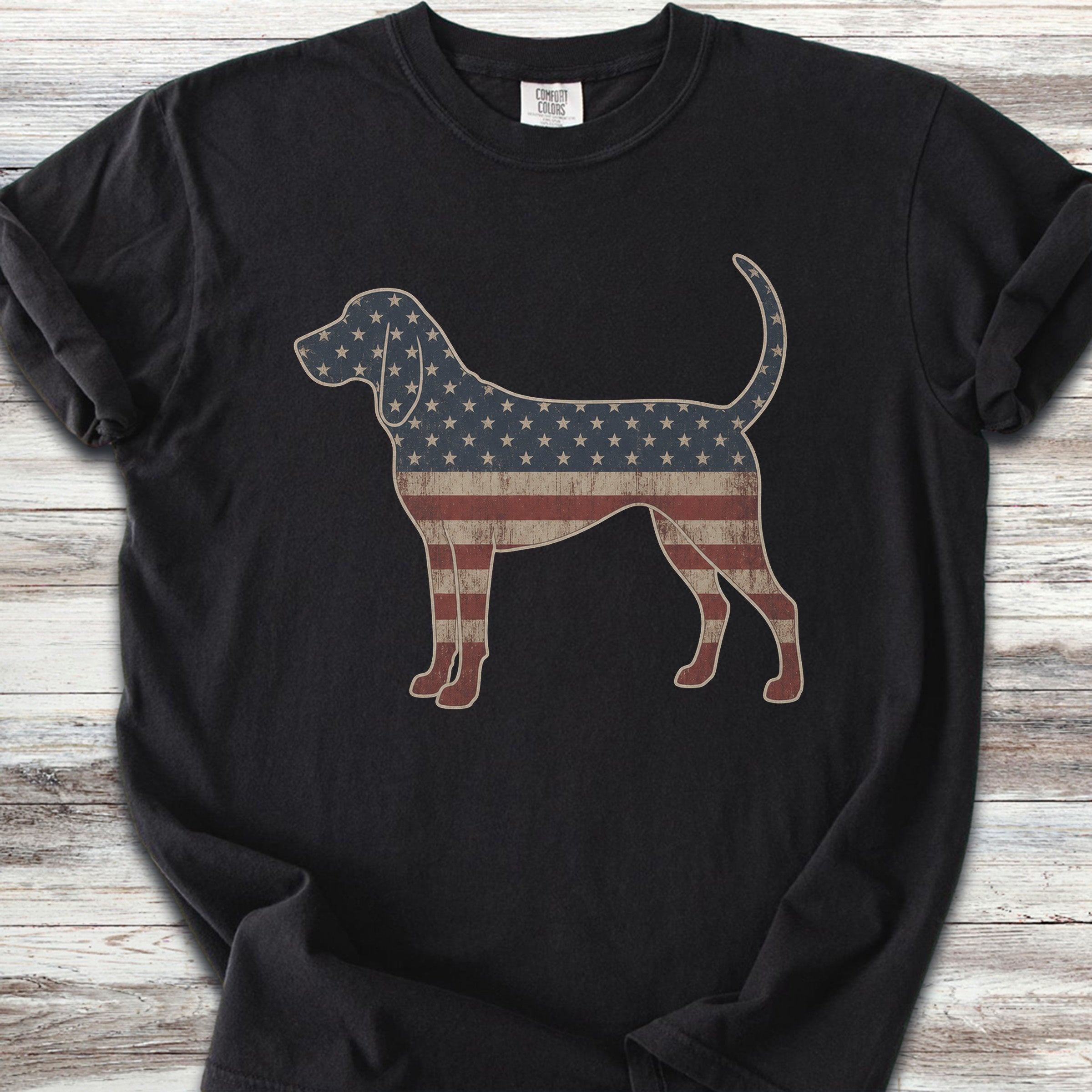 Coonhound Vintage USA - Black