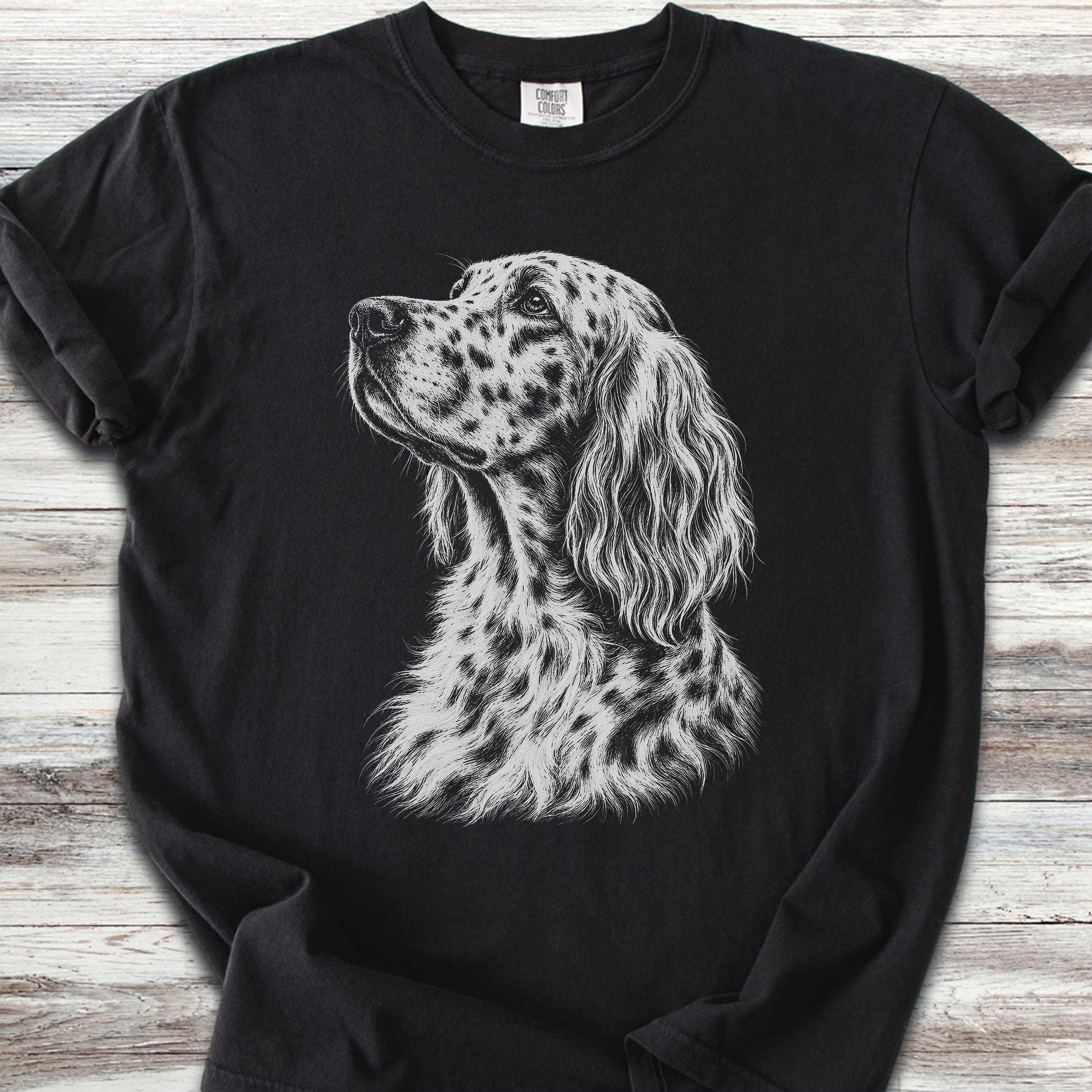 English Setter Loyalty - Black