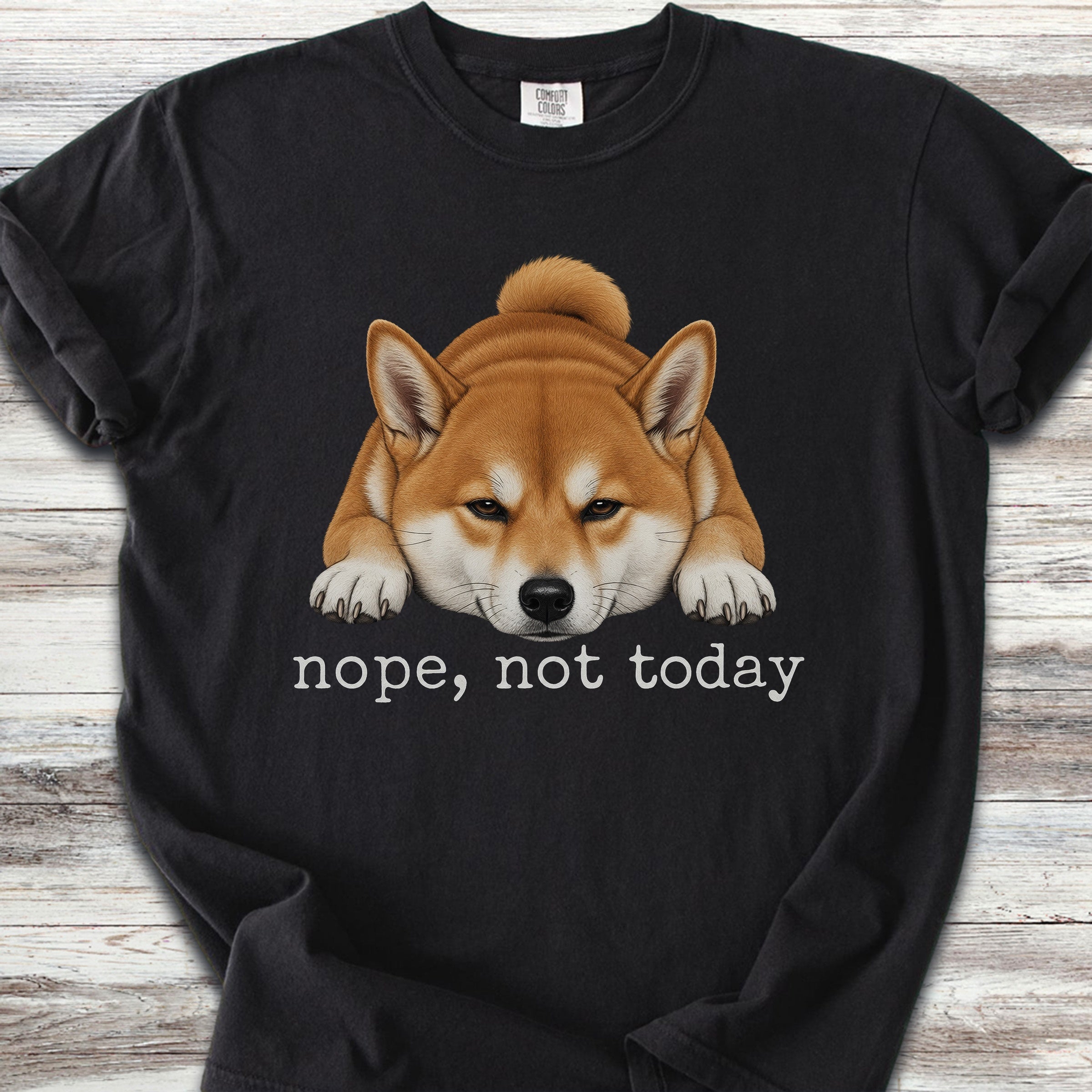Shiba Inu Nope - Black