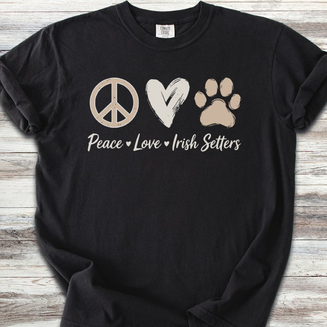Irish Setter Peace - Black
