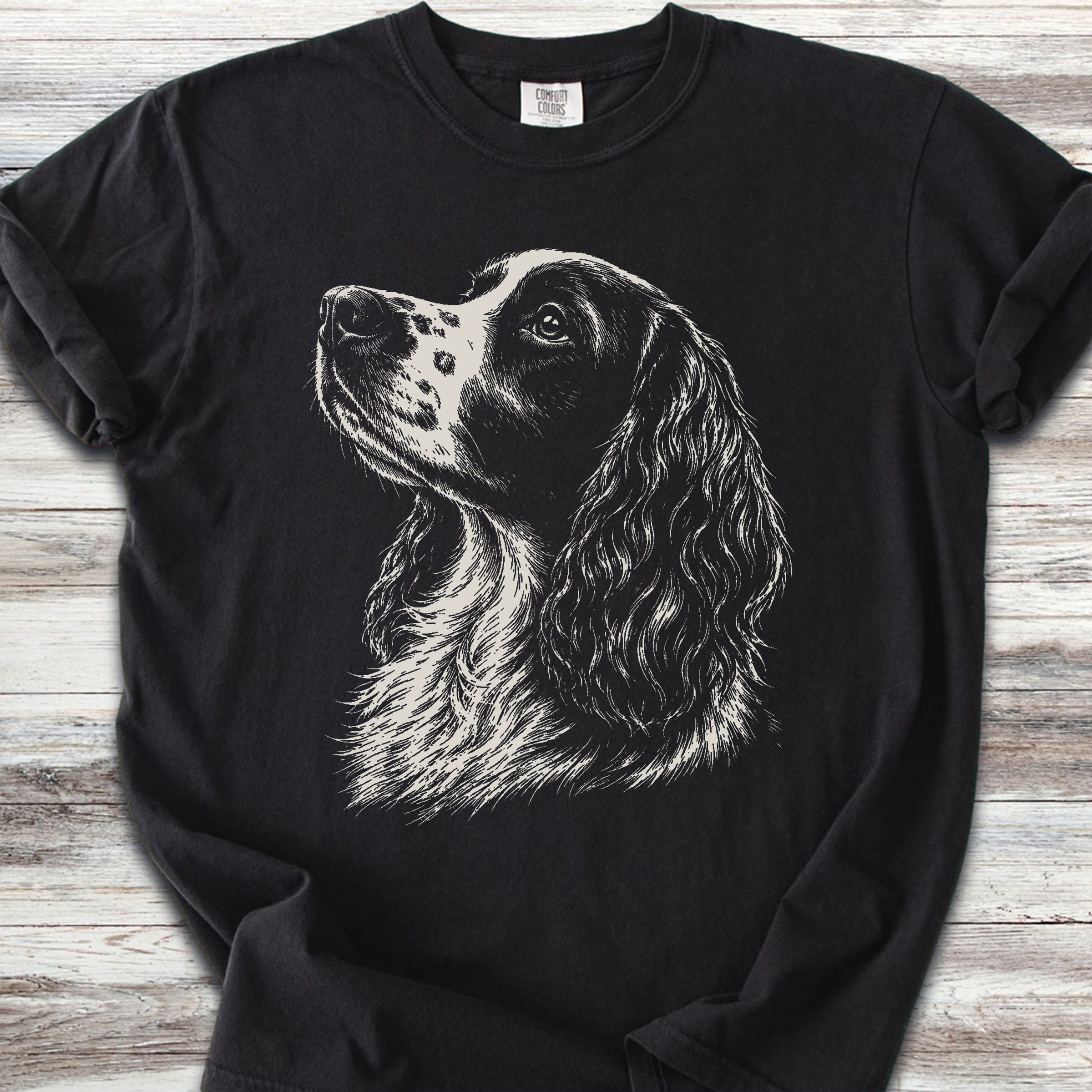 English Springer Spaniel Loyalty - Black