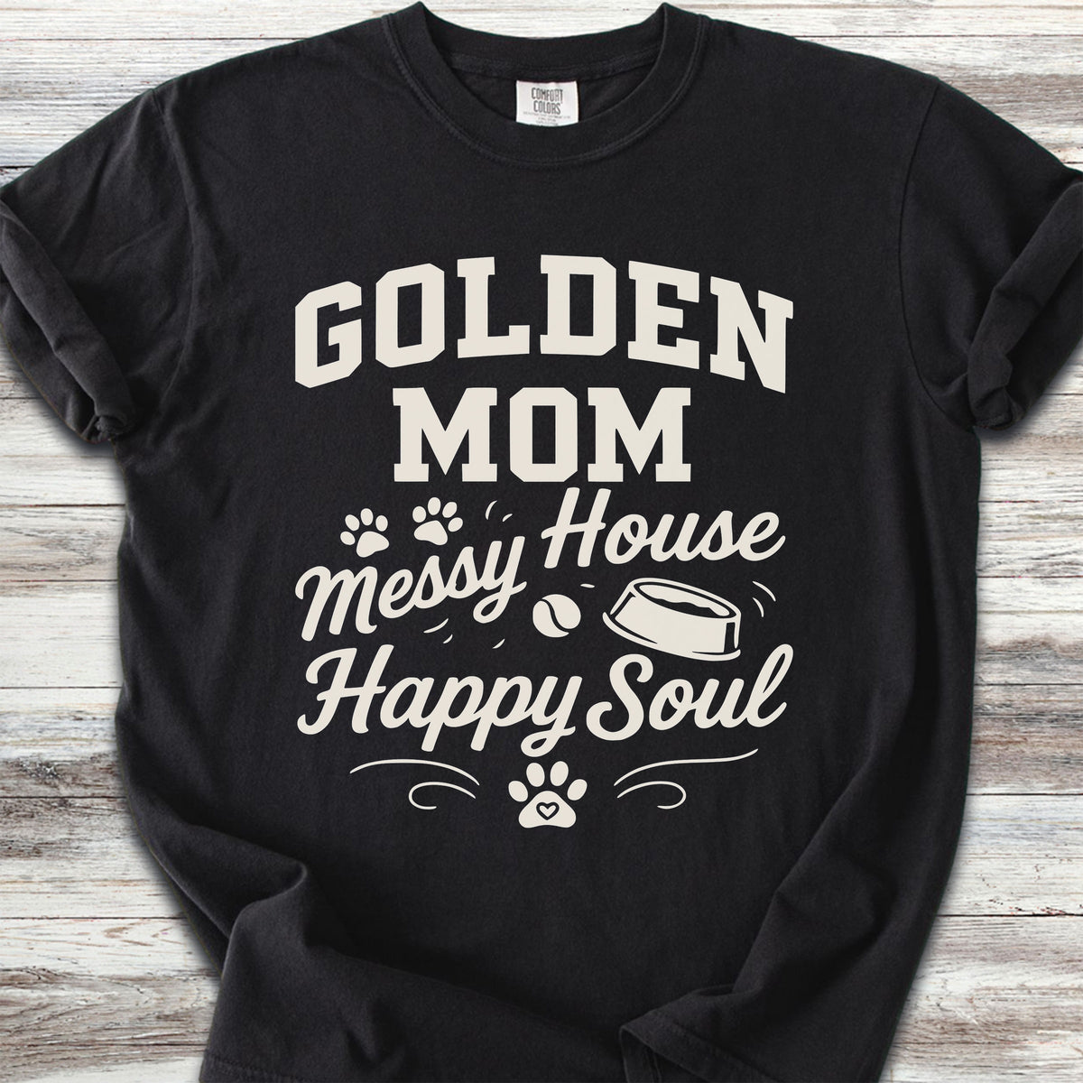 Golden Retriever Happy Soul - Black