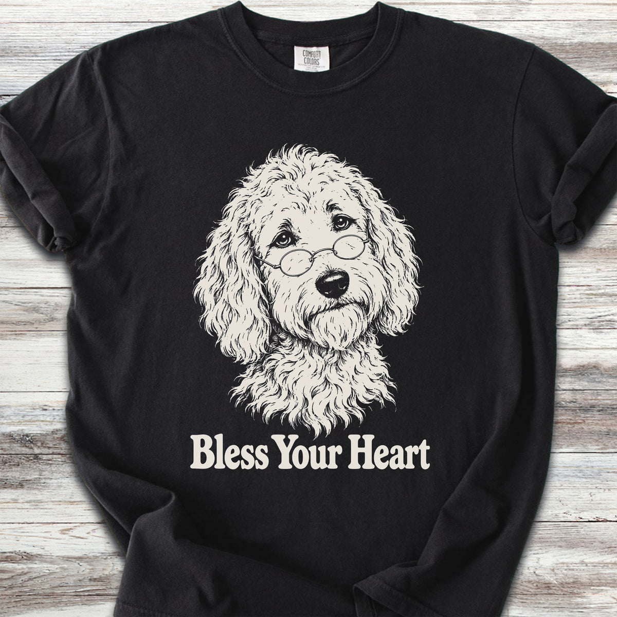 Goldendoodle Bless Your Heart - Black