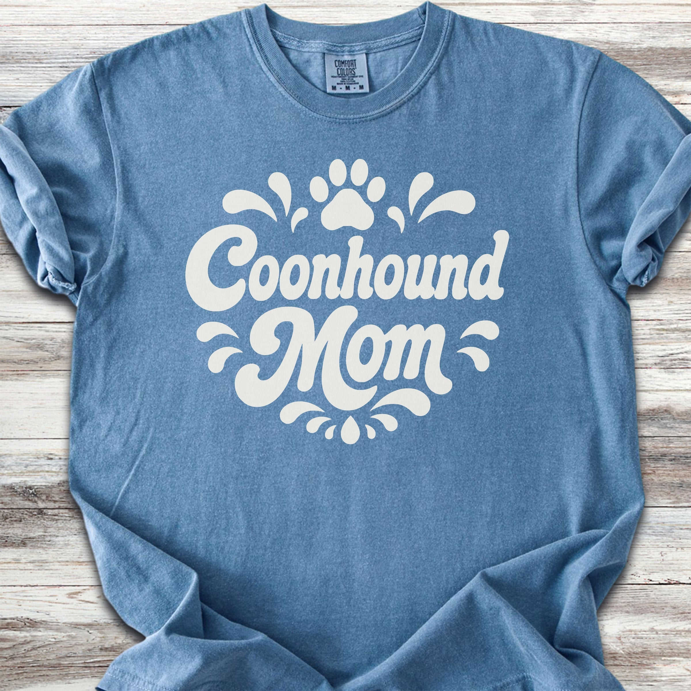 Coonhound Groovy Mom - Blue Jean