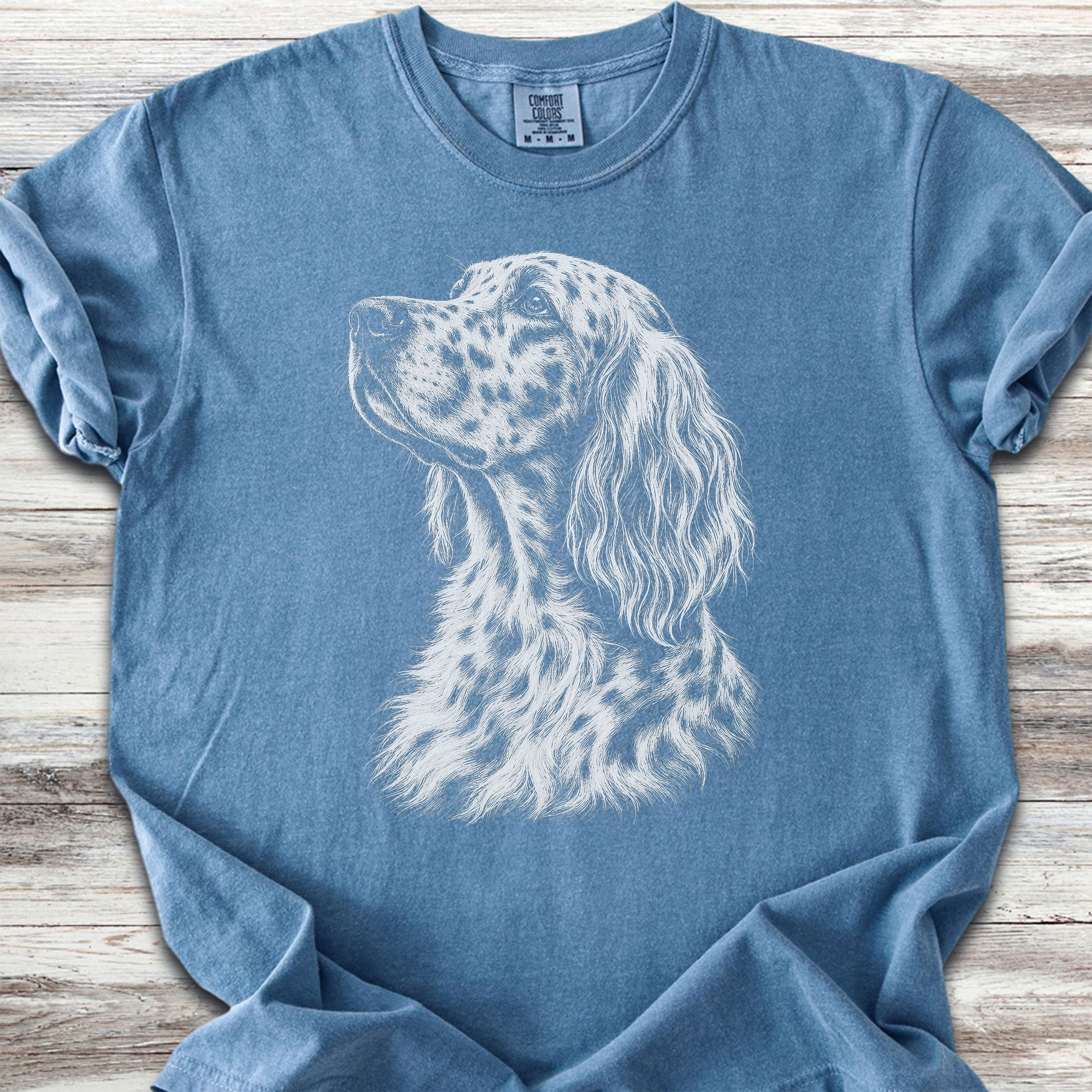 English Setter Loyalty - Blue Jean