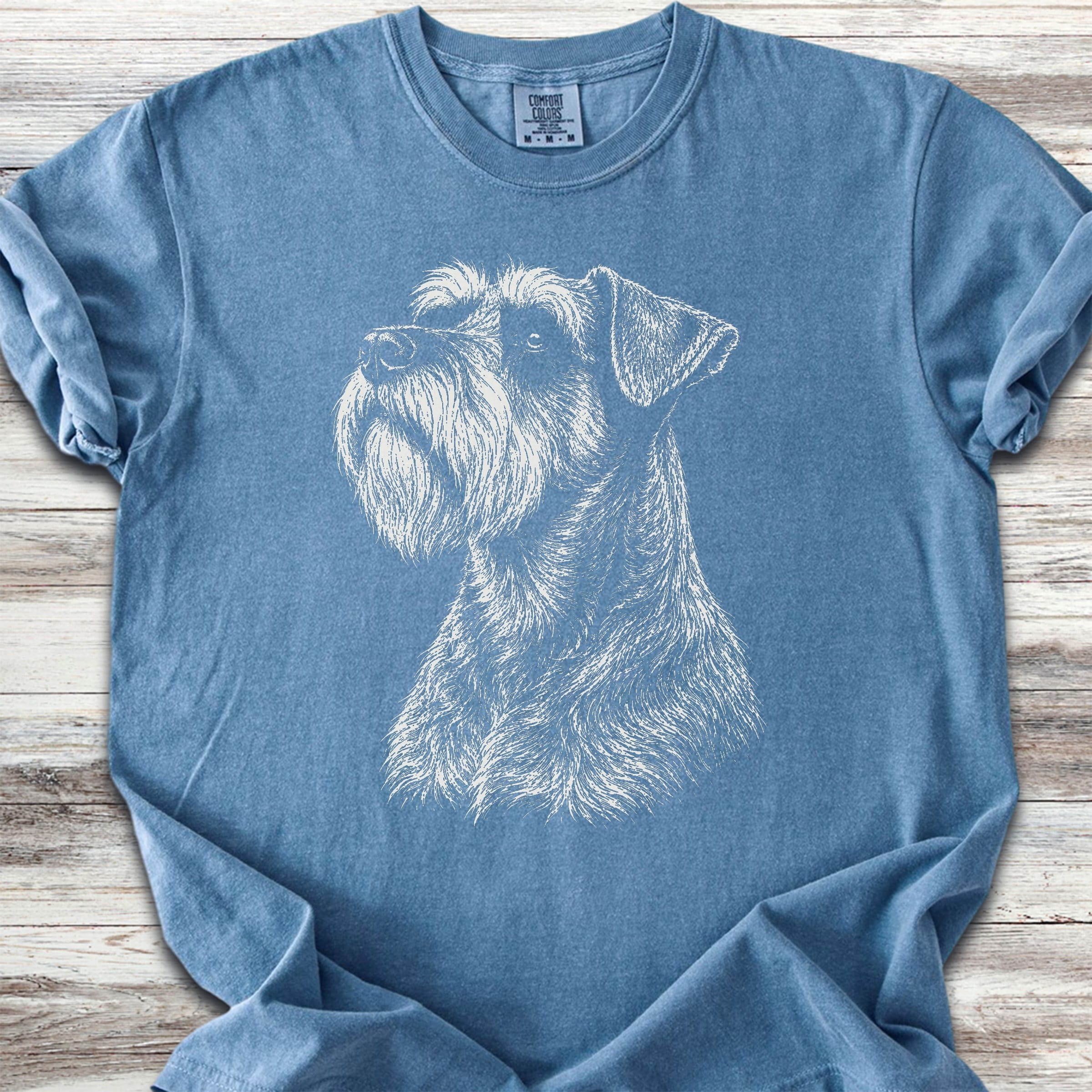 Schnauzer Loyalty - Blue Jean