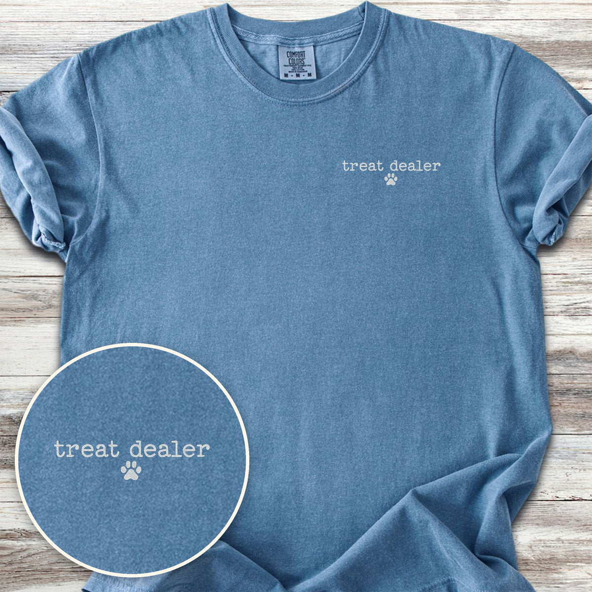 Vintage Treat Dealer Left Chest - Blue Jean