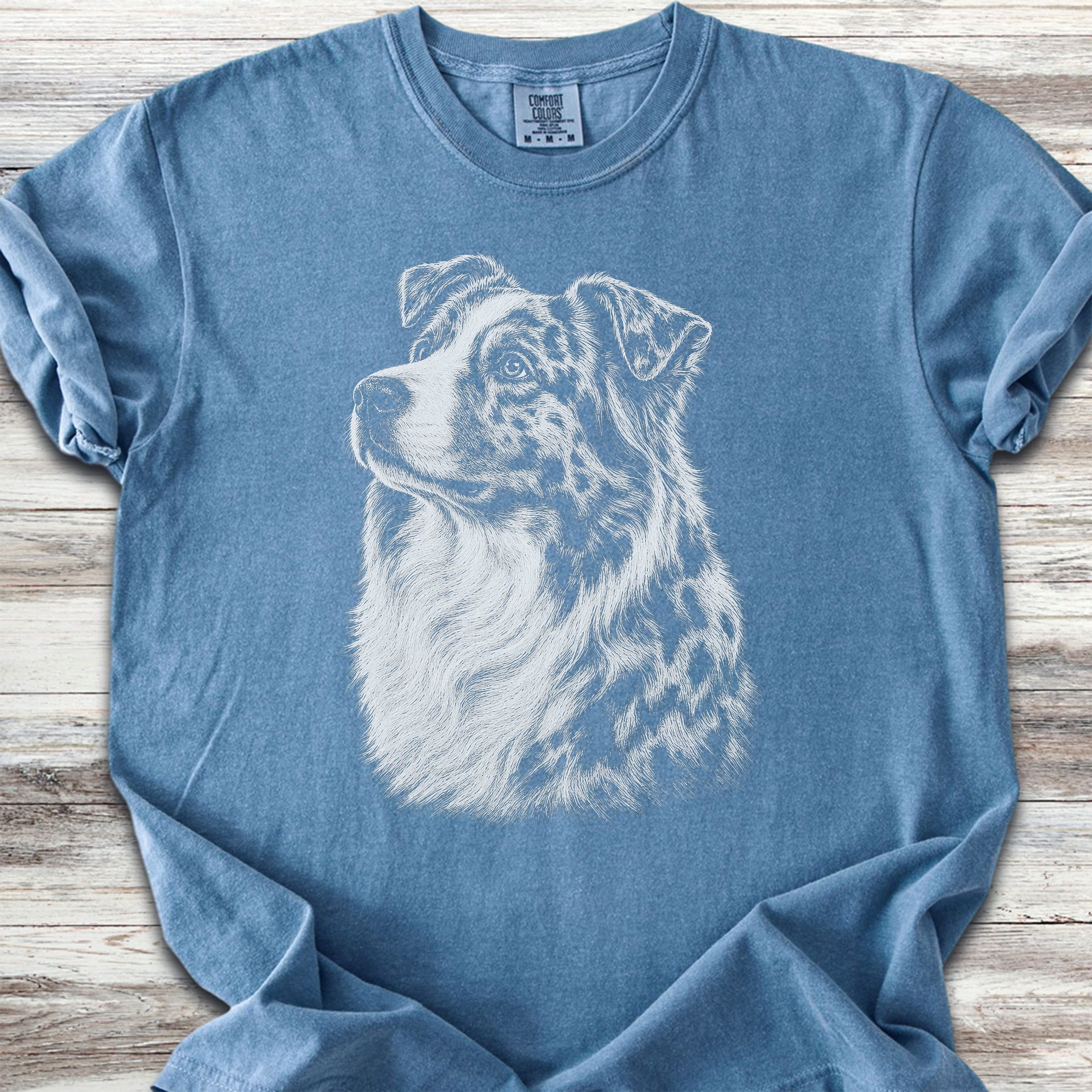 Australian Shepherd Loyalty - Blue Jean