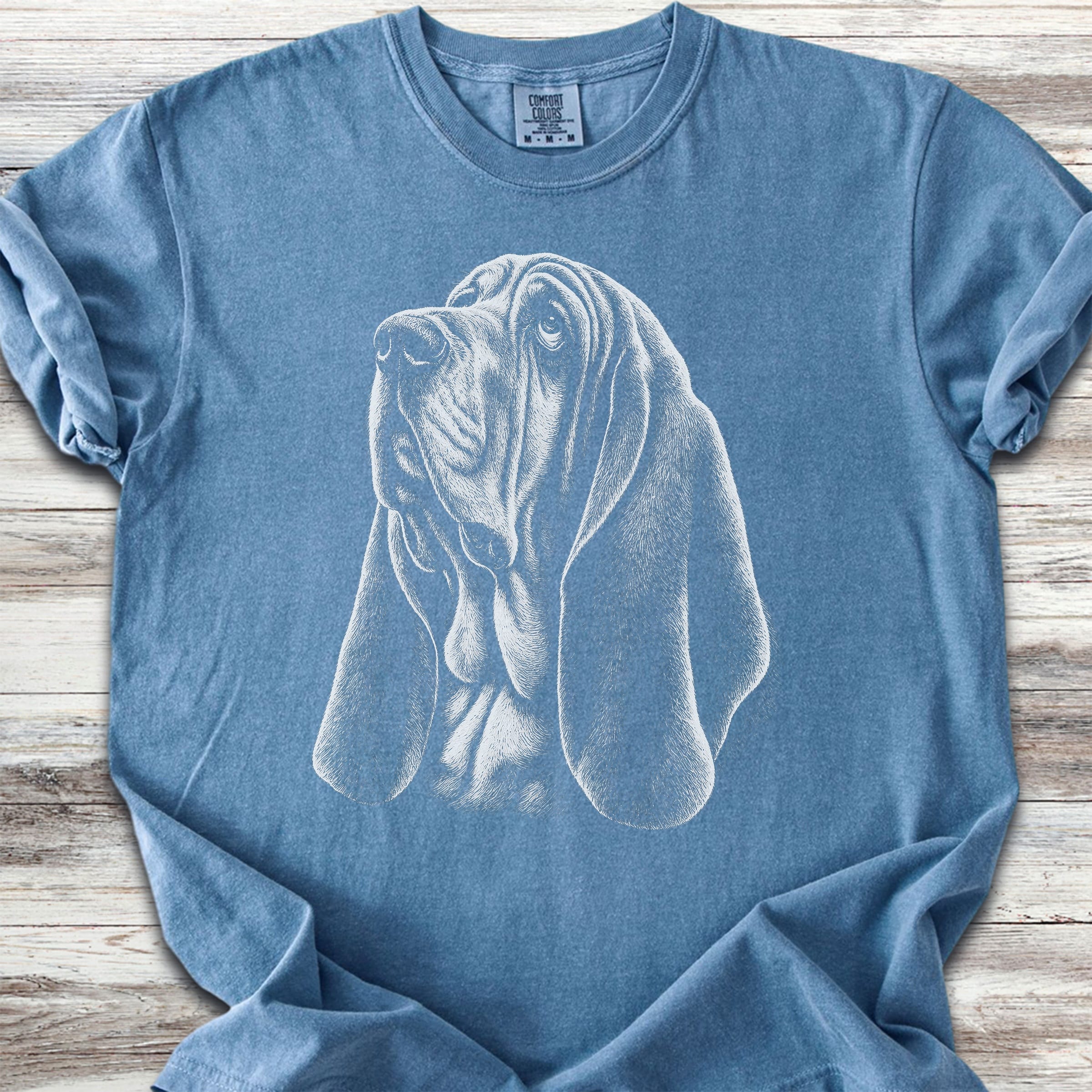 Basset Hound Loyalty - Blue Jean