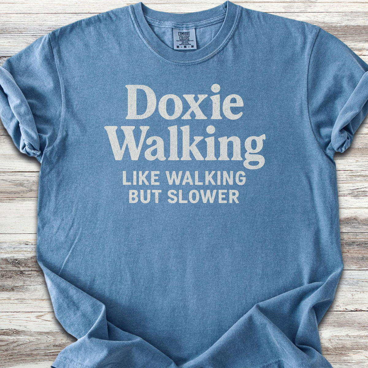 Dachshund Doxie Walking - Blue Jean