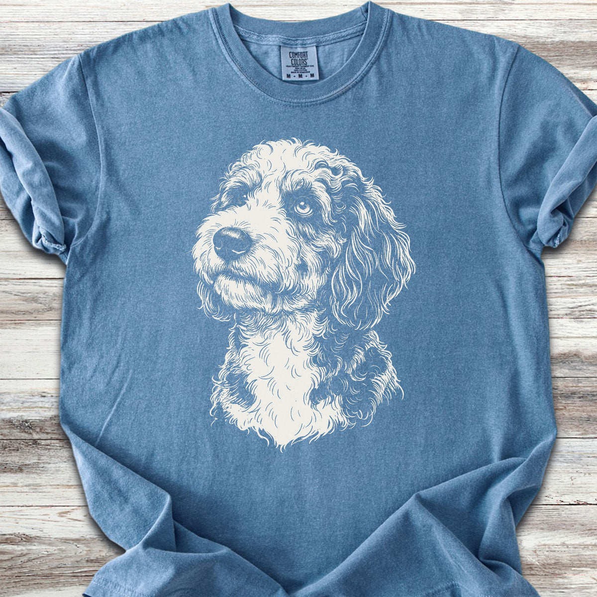 Aussiedoodle Loyalty - Blue Jean