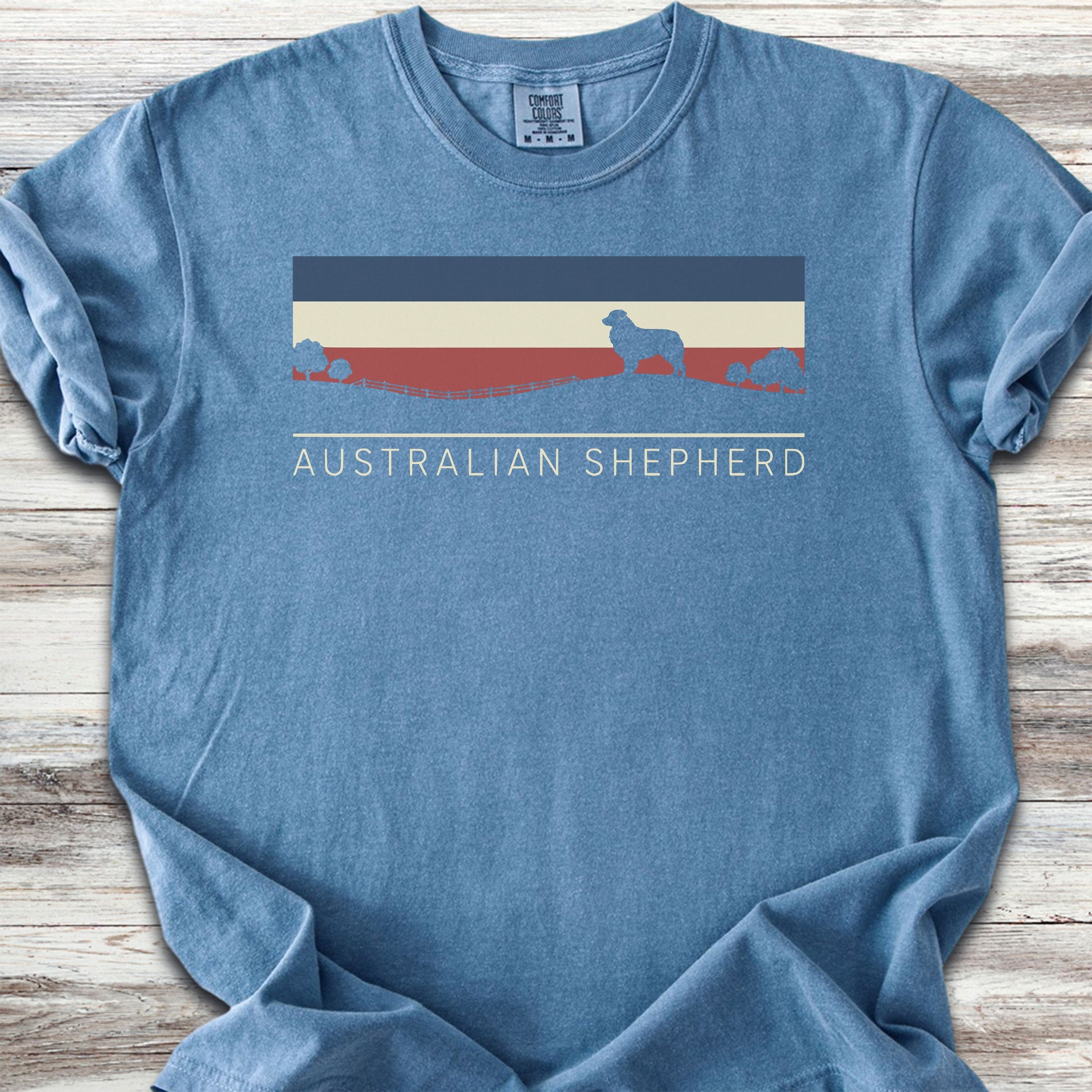 Australian Shepherd USA Sunset - Blue Jean